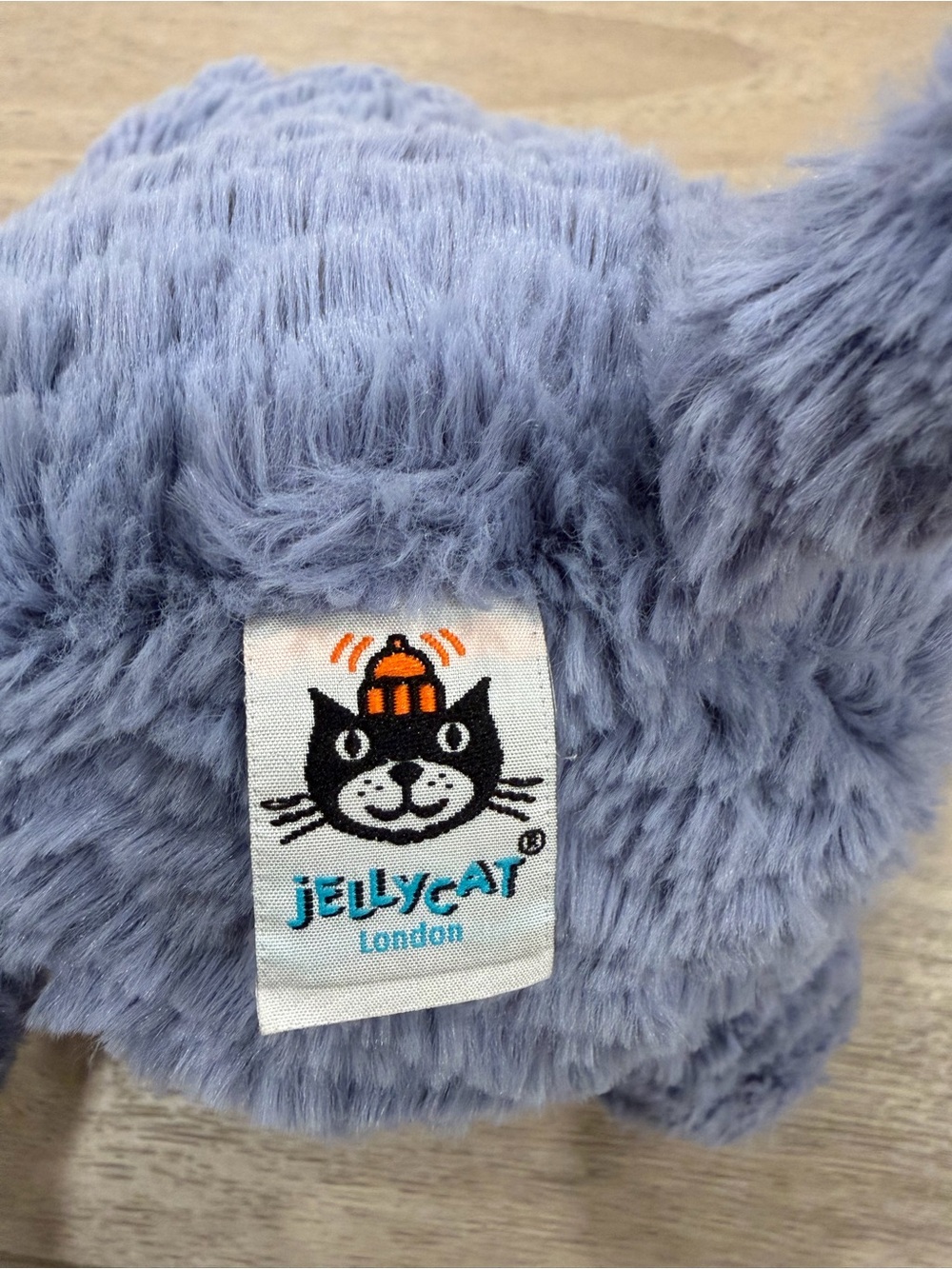 JELLYCAT Fuddlewuddle Blue Elephant Plush Retired Stuffed Animal - Picture 6 of 7